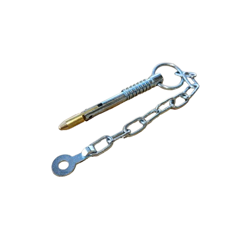 Sword Pin Spring Spring Loaded Sword Pin (Inc Chain) – Montracon Parts