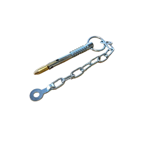 Spring Loaded Sword Pin (Inc Chain)