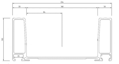 Light Bar Aluminium HGV Trailer