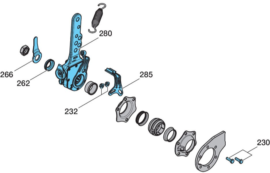 BPW Automatic Slack Adjuster (Pair) 05.574.82.87.3